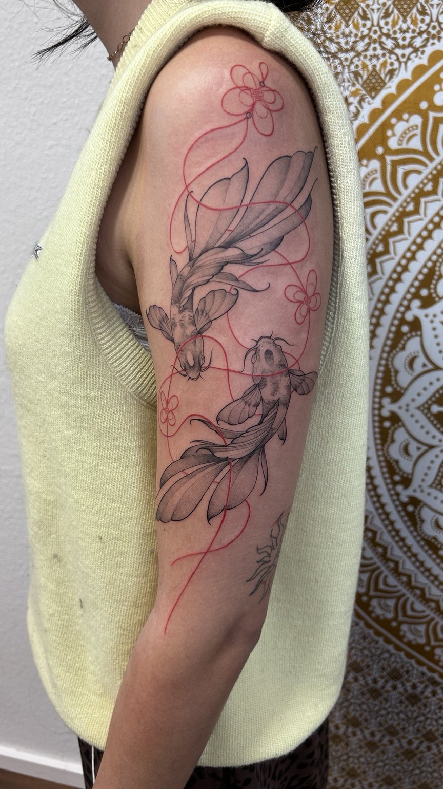 Koi Tattoo von SketchInk