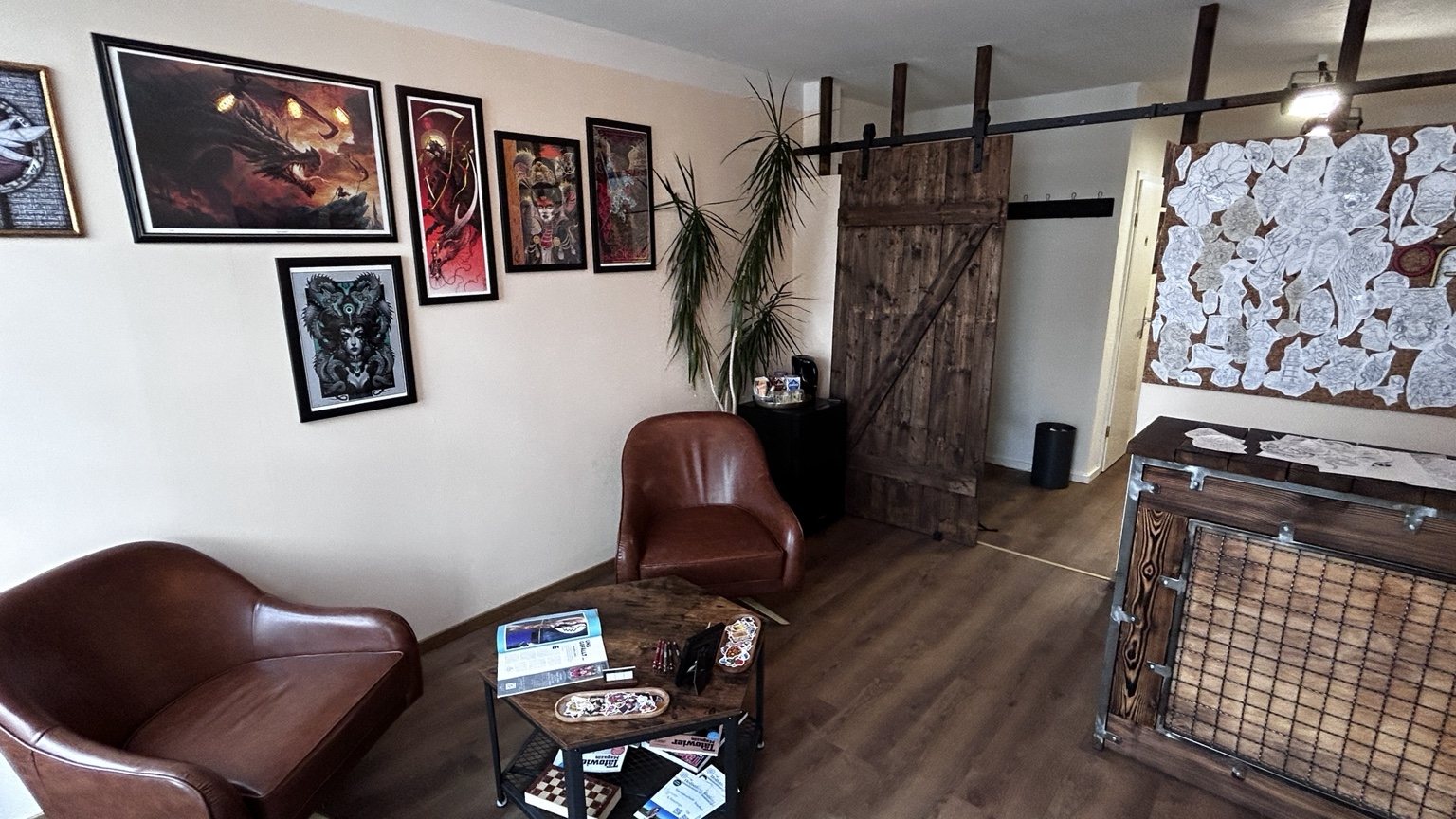 Lounge im SketchInk Studio